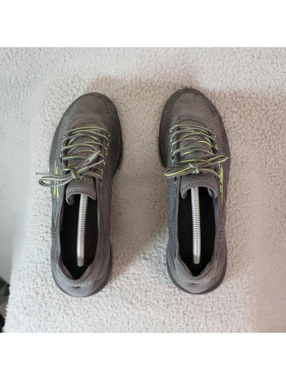Skechers Go Flex Aviator Men sz 11 Grey Mesh Runner Train